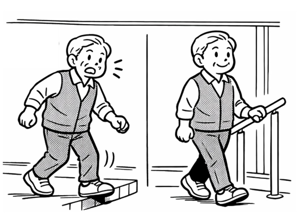 転倒の原因と予防の考え方